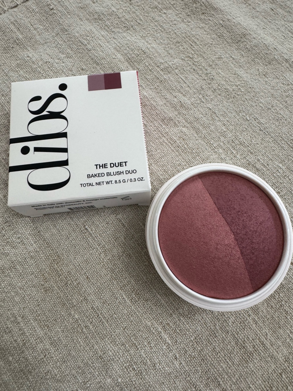 DIBS Beauty The Duet Baked Blush Duo - Shade Backstage